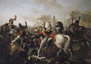 Pierre Gautherot Napoleon Ier, blesse au pied devant Ratisbonne, est soigne par le chirurgien Yvan, 23 avril 1809 USA oil painting artist